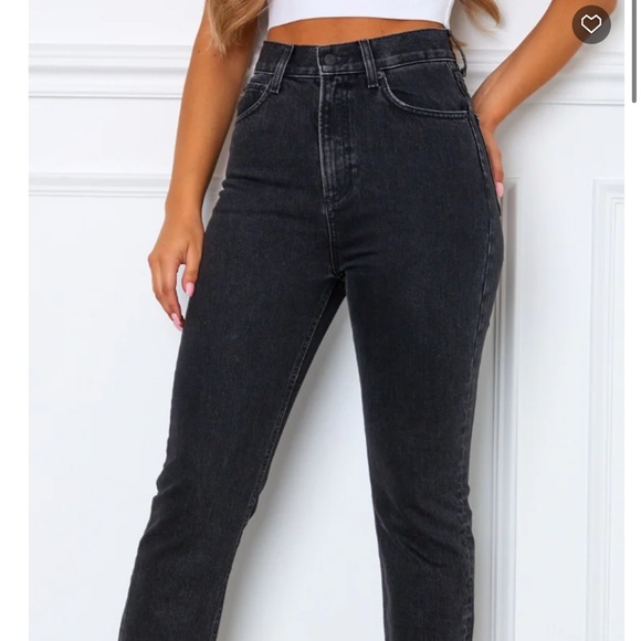 Drive Me Crazy Cropped Jeans Vintage Black - Picture 7 of 8